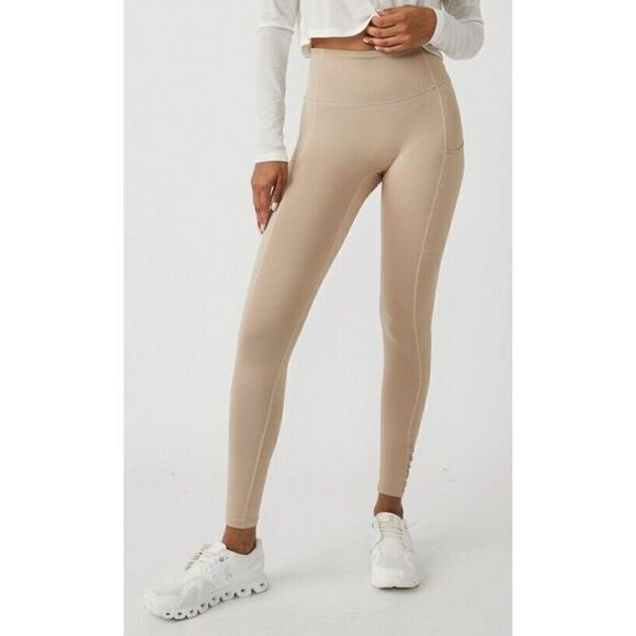 FP Movement OB1628951 Women's Sz XS Clay/Beige Out Of Your League Leggings - Picture 13 of 14